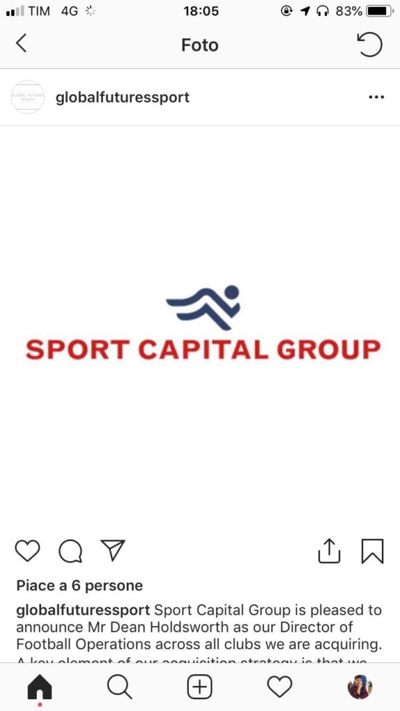 COMUNICATO SPORT CAPITAL GROUP PLC