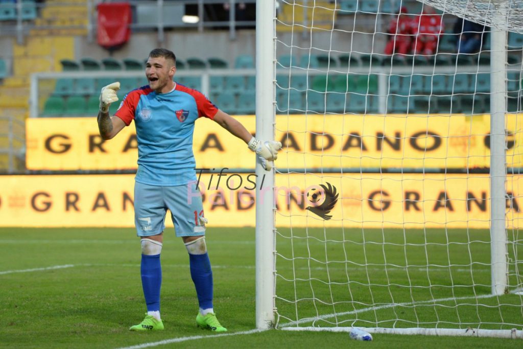 Il portiere del Troina, il pararigori palermitano Calandra nel mirino della Juventus U23