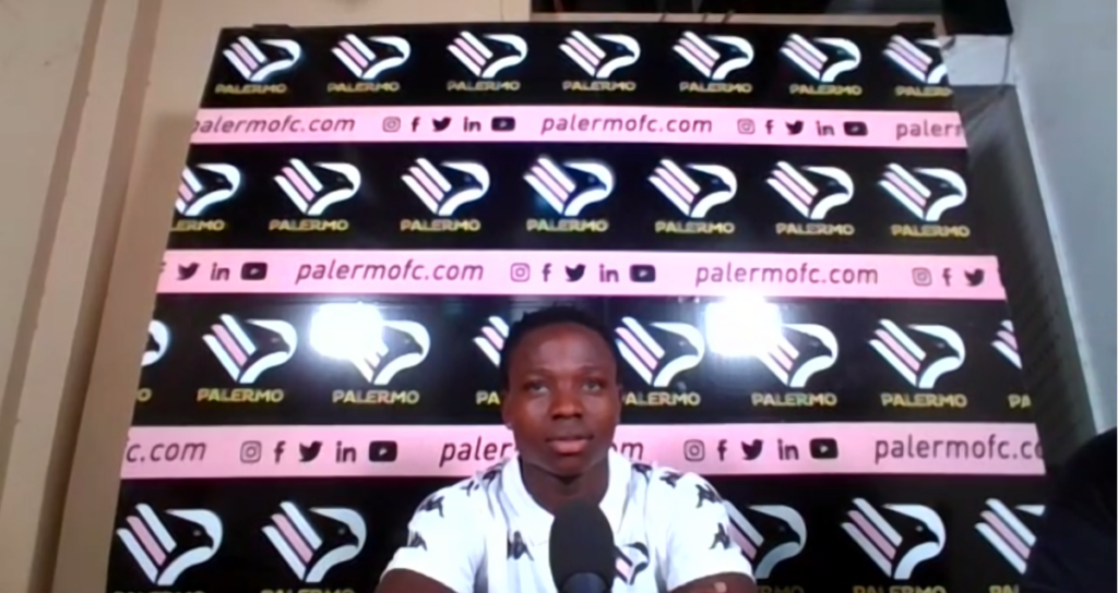 Palermo, Odjer si presenta in conferenza stampa