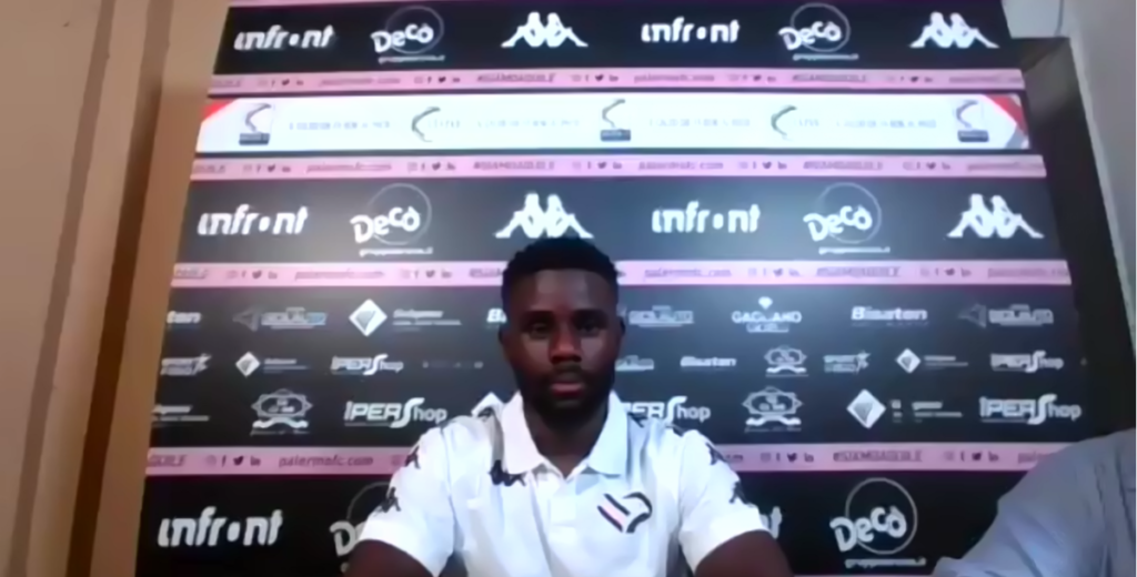 Palermo, Kanoute si presenta in conferenza stampa