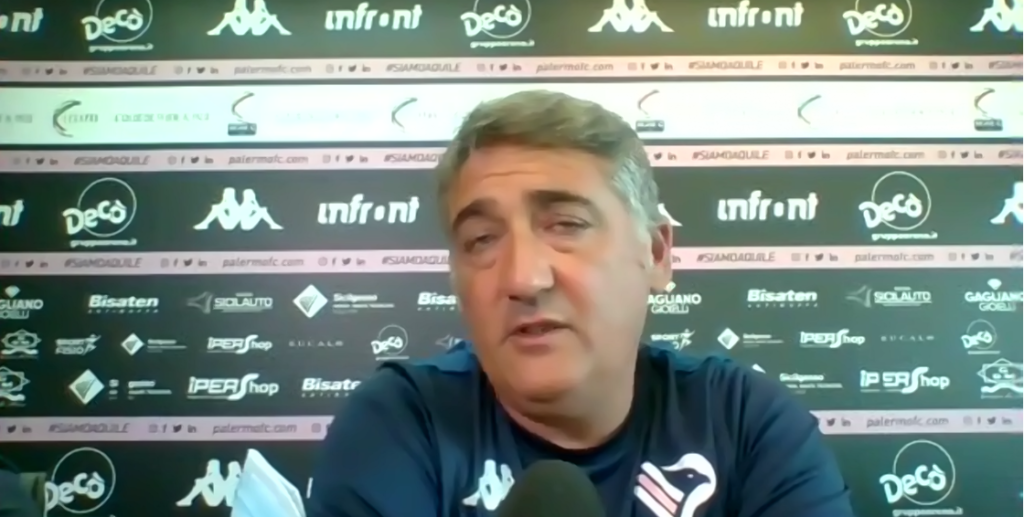 Bisceglie-Palermo, la conferenza prepartita di Boscaglia
