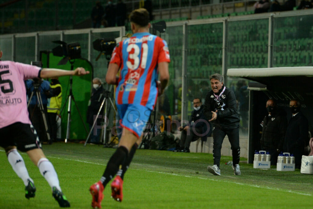 Palermo, Boscaglia: “La squadra ci ha emozionato, gol del Catania da annullare”