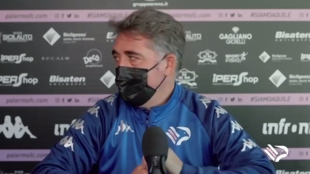Palermo-Paganese, la conferenza prepartita di Boscaglia
