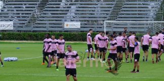 Palermo report allenamento