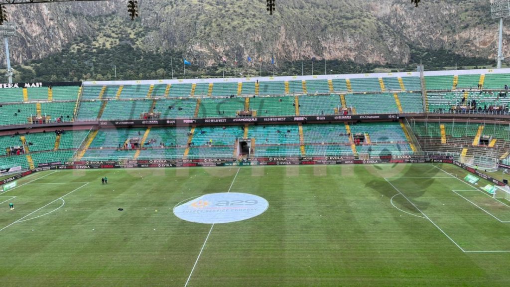 FOTO – Palermo-Pisa: le prime immagini dal Barbera 