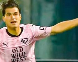 Palermo-Spezia, il gol di Segre sul podio della storia della Serie B