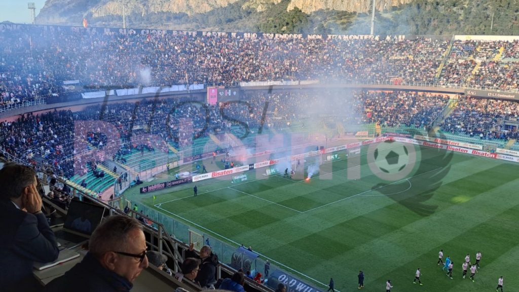 Palermo-Como, i tifosi rosanero stabiliscono nuovo record stagionale di spettatori