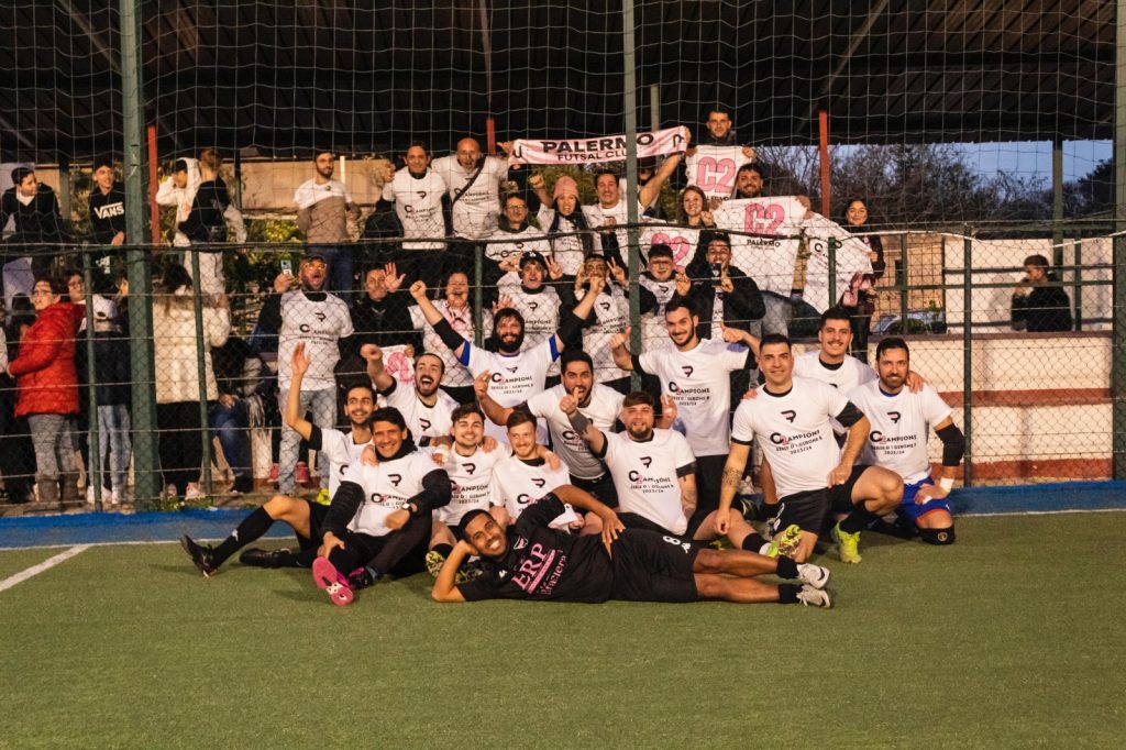 Palermo Futsal, trionfo rosanero: vittoria del campionato e promozione in Serie C2