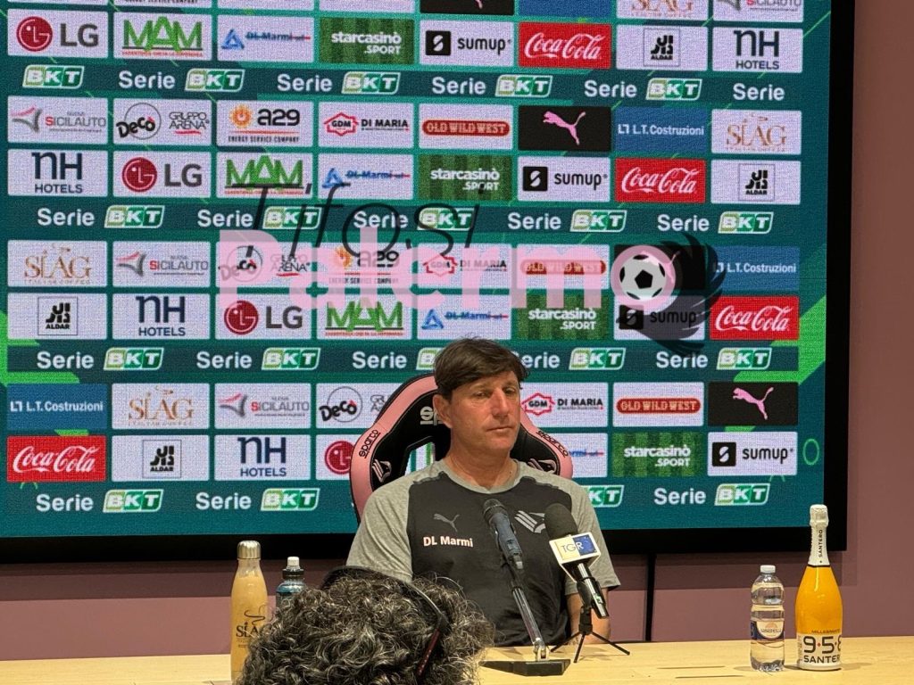 Palermo, lunedì 29 aprile Mignani in conferenza stampa