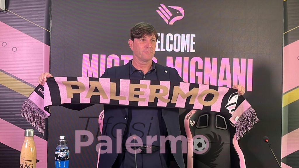 FOTO – Palermo, primo allenamento di Mignani al CFA rosanero
