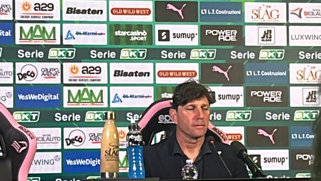 Mignani: “Il Palermo ha meritato, che atteggiamento. Ceccaroni da valutare”