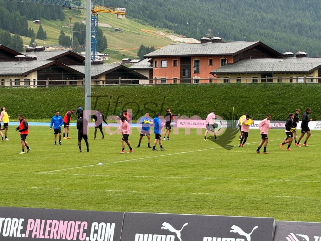 FOTO – Palermo, le immagini dell’allenamento pomeridiano a Livigno