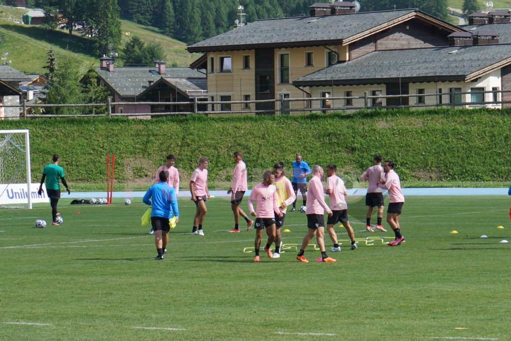 FOTO – Palermo, le immagini dell’allenamento pomeridiano a Livigno