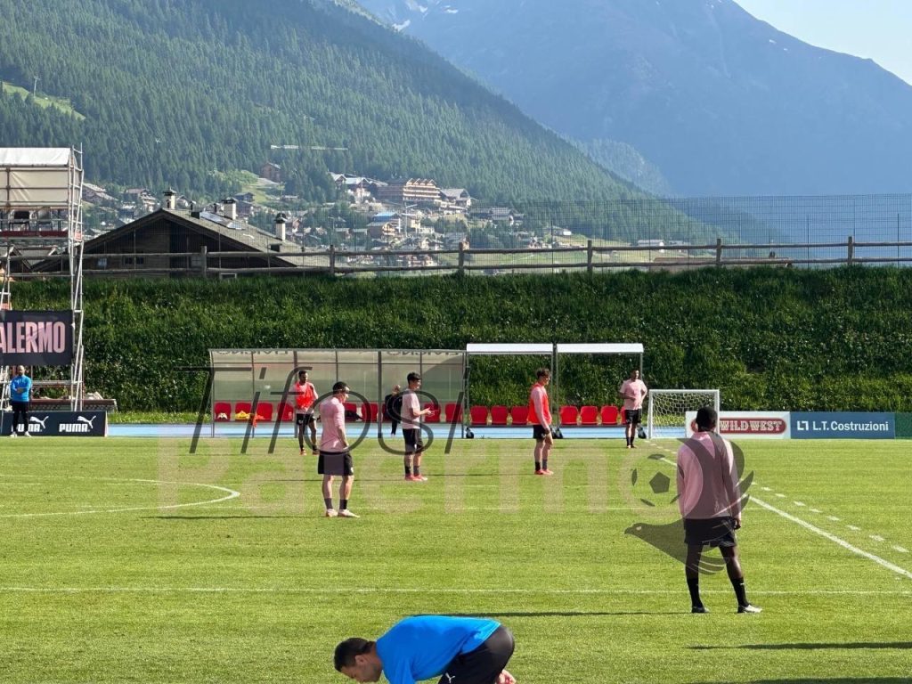 FOTO – Palermo, le immagini dell’allenamento pomeridiano a Livigno