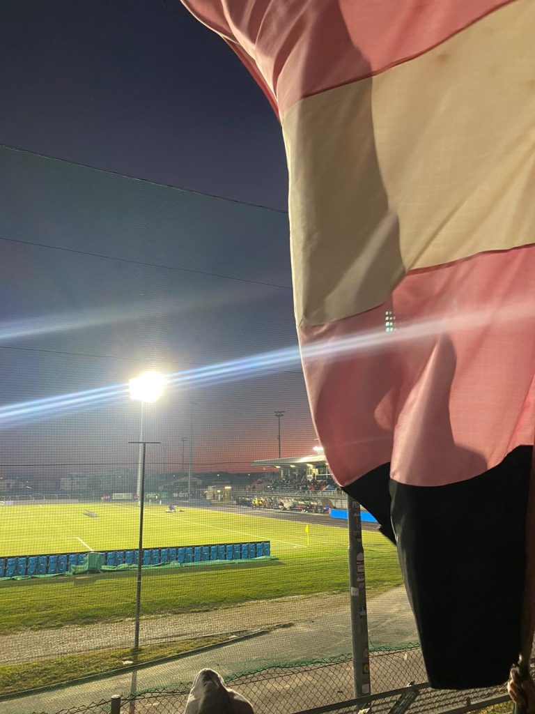 Palermo ko, Dionisi vacilla. Festa del Cittadella al 91’