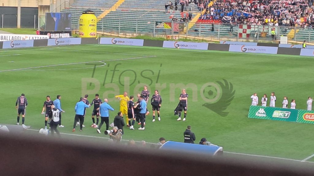 Padova Palermo prime immagini