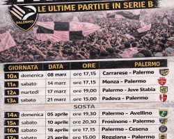 Palermo, le ultime partite in serie B