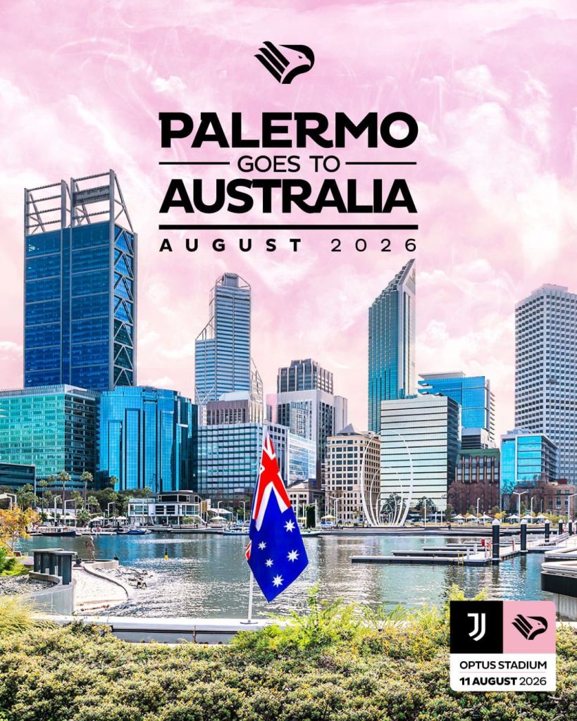 Il Palermo vola in Australia: il comunicato